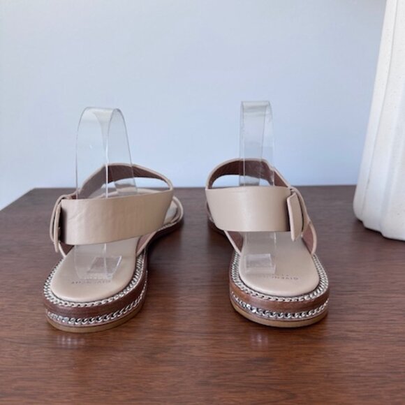 Givenchy Paris Beige Sandals with Chain Detail - Size 41/US 11 - Picture 6 of 9